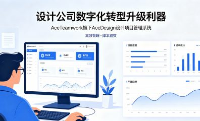 AceDesign设计项目管理系统管运营、控成本和算产值